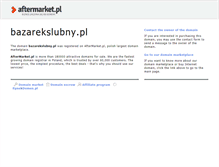 Tablet Screenshot of bazarekslubny.pl